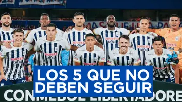 Alianza Lima tomándose la foto previo a su juego con Cerro Porteño