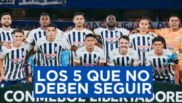 Alianza Lima tomándose la foto previo a su juego con Cerro Porteño 