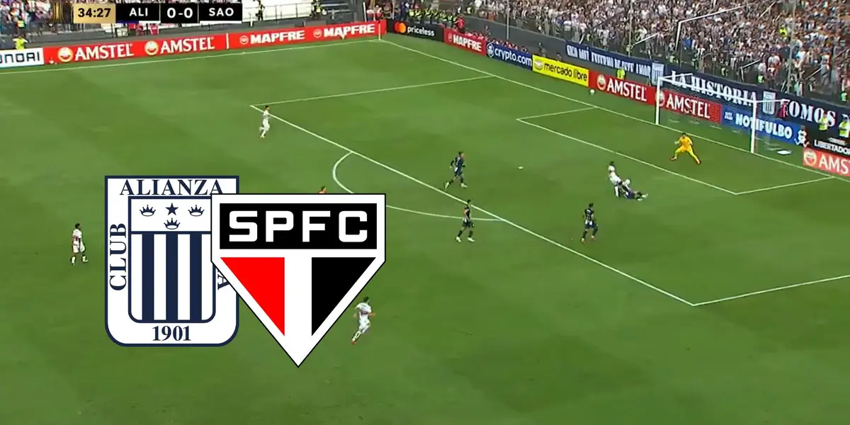 Alianza Lima vs Sao Paulo (Foto: Captura X)