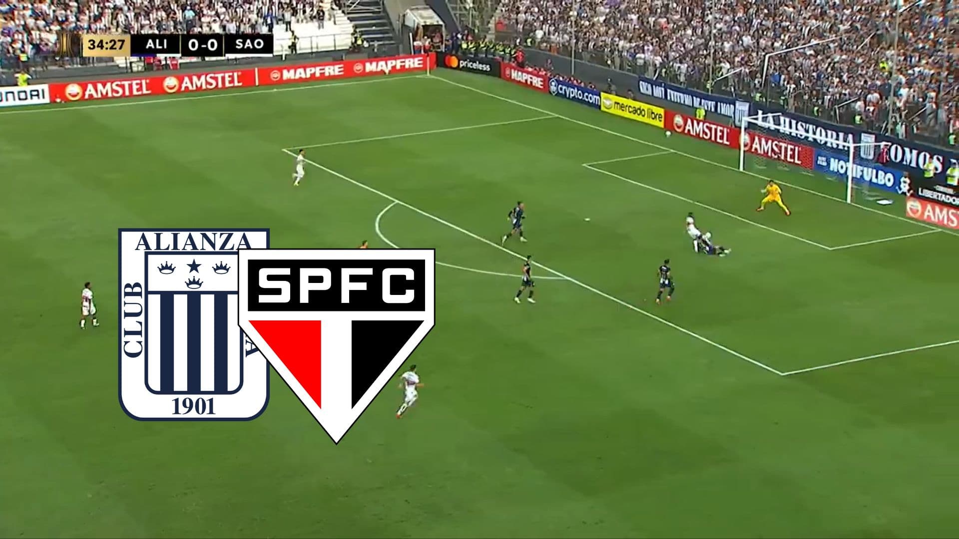 Alianza Lima vs Sao Paulo (Foto: Captura X)