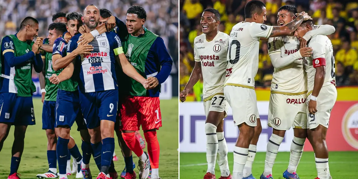 Alianza Lima y Universitario celebrando (Foto: Alianza Lima y Universitario Facebook).