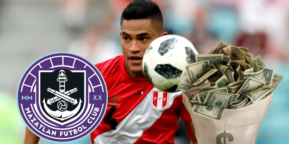 Anderson Santamaría con la Selección Peruana en el Mundial Rusia 2018 (Fuente: EFE)