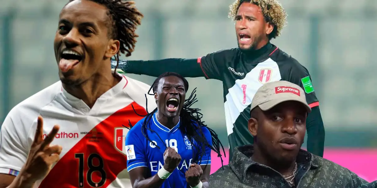 André Carrillo - Bafétimbi Gomis - Jefferson Farfán - Pedro Gallese