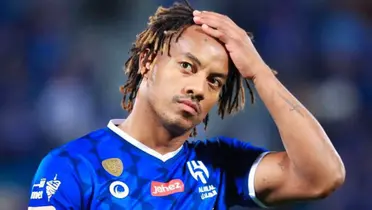 André Carrillo con la camiseta del Al Hilal de Arabia Saudita. (Foto: La Republica.pe)