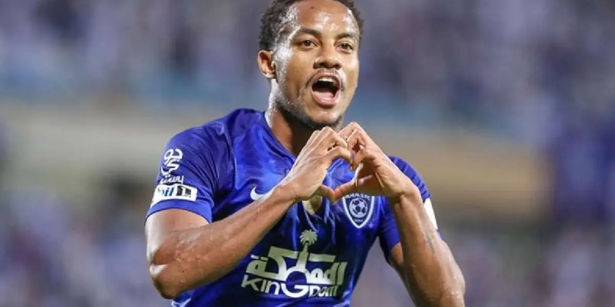 André Carrillo con la camiseta del Al Hilal de Arabia Saudita. (Foto: RPP)