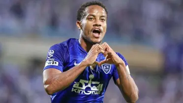 André Carrillo con la camiseta del Al Hilal de Arabia Saudita. (Foto: RPP)