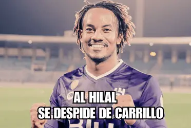 André Carrillo deja Al Hilal y ya tiene nuevo equipo en Arabia Saudita