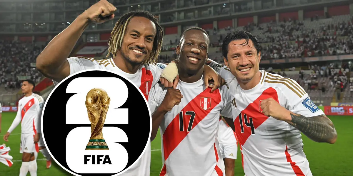 André Carrillo, Luis Advíncula y Gianluca Lapadula (Foto: Selección Peruana).