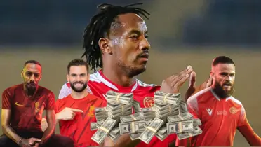 André Carrillo - Pierre Emerick Aubameyang - Nacho Fernández - Nahitan Nández (Foto: Depor)