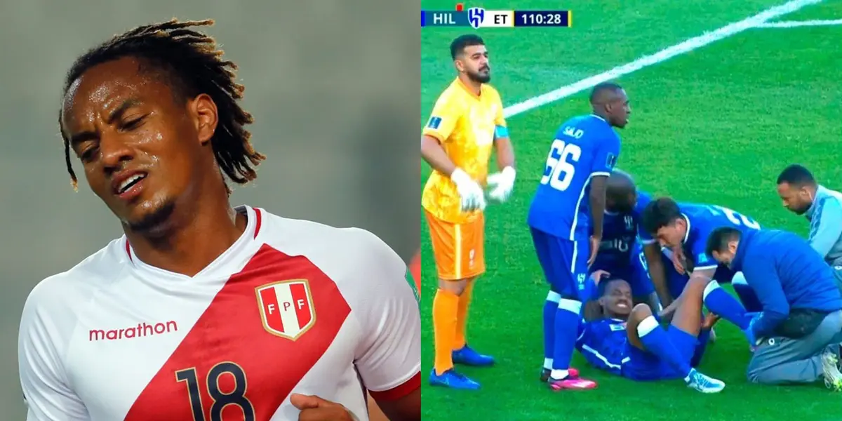 André Carrillo sufrió una lesión en el último juego por el Mundial de Clubes