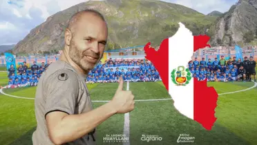 Andrés Iniesta llegó al Perú y los detalles de su proyecto de menores en el país