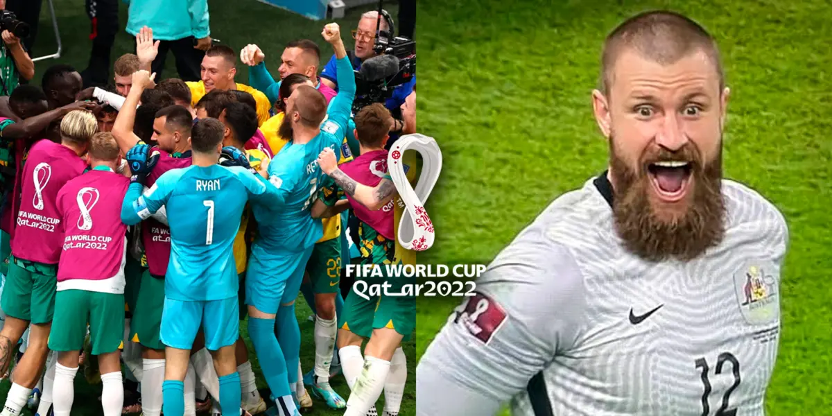 Andrew Redmayne apareció nuevamente para celebrar su pase a octavos