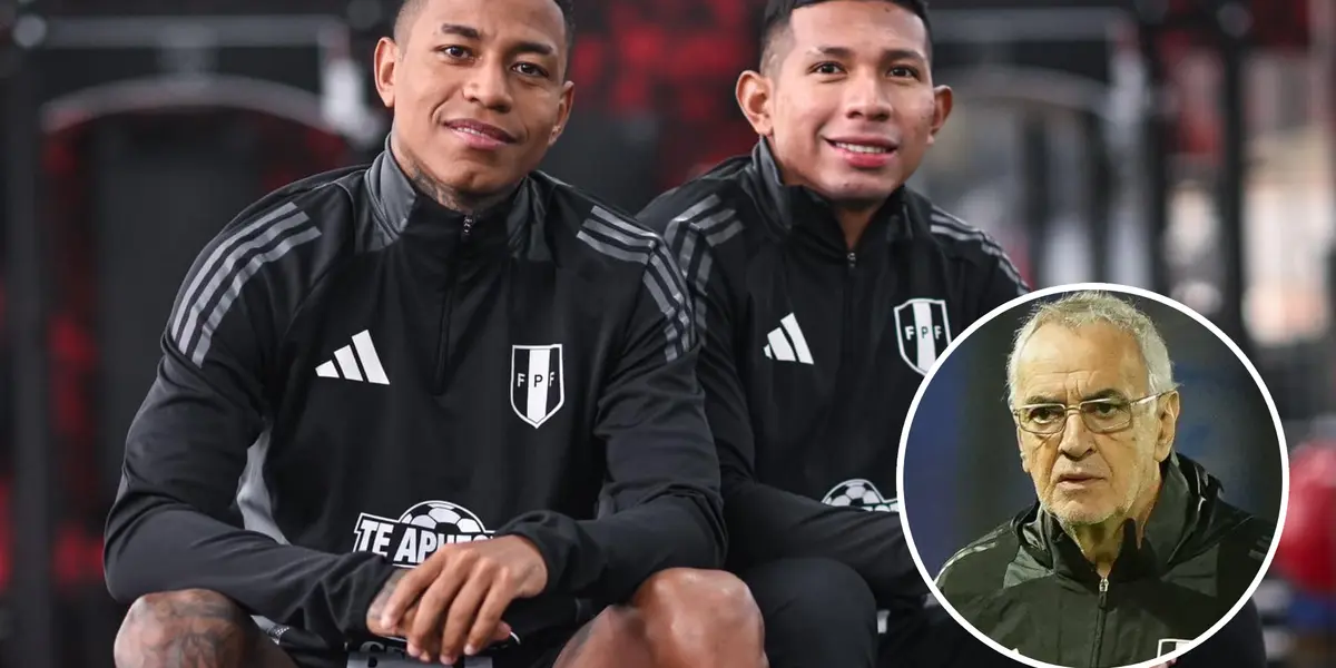 Andy Polo - Edison Flores - Jorge Fossati (Foto: Selección Peruana)