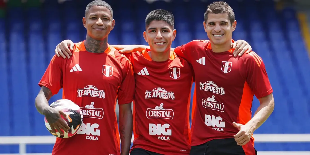 Andy Polo, Piero Quispe y Aldo Corzo (Foto: Selección Peruana).