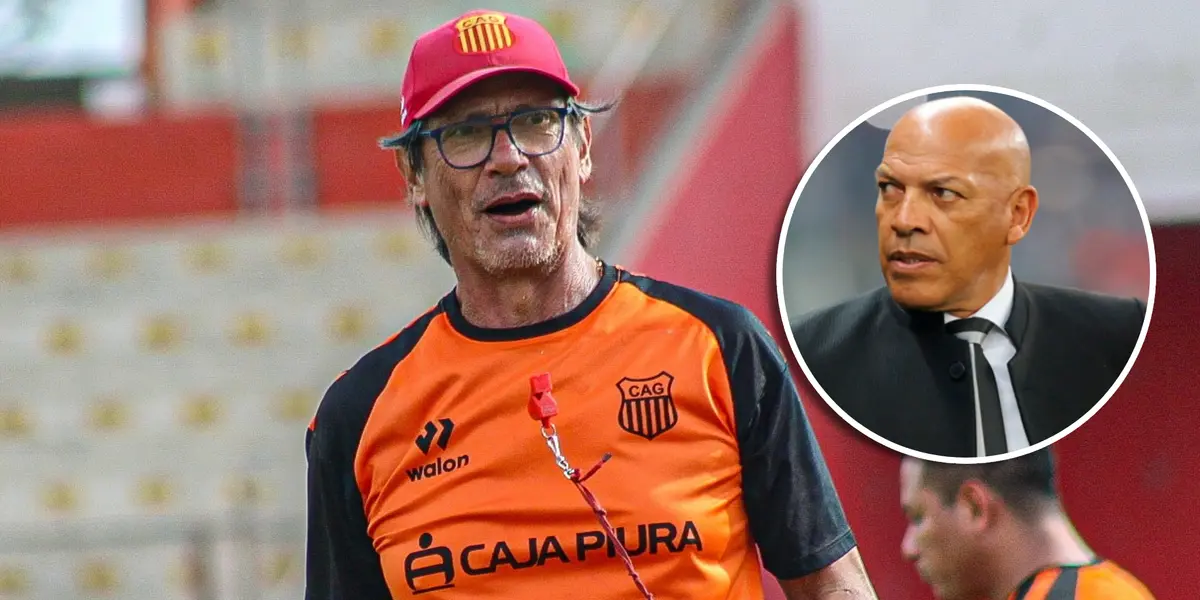 Ángel Comizzo y Roberto Mosquera (Foto: Atlético Grau).