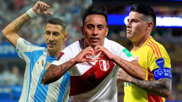 Ángel Di María - Christian Cueva - James Rodríguez (Foto: La República)