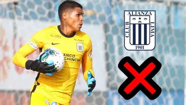 Ángelo Campos tapando para Alianza Lima