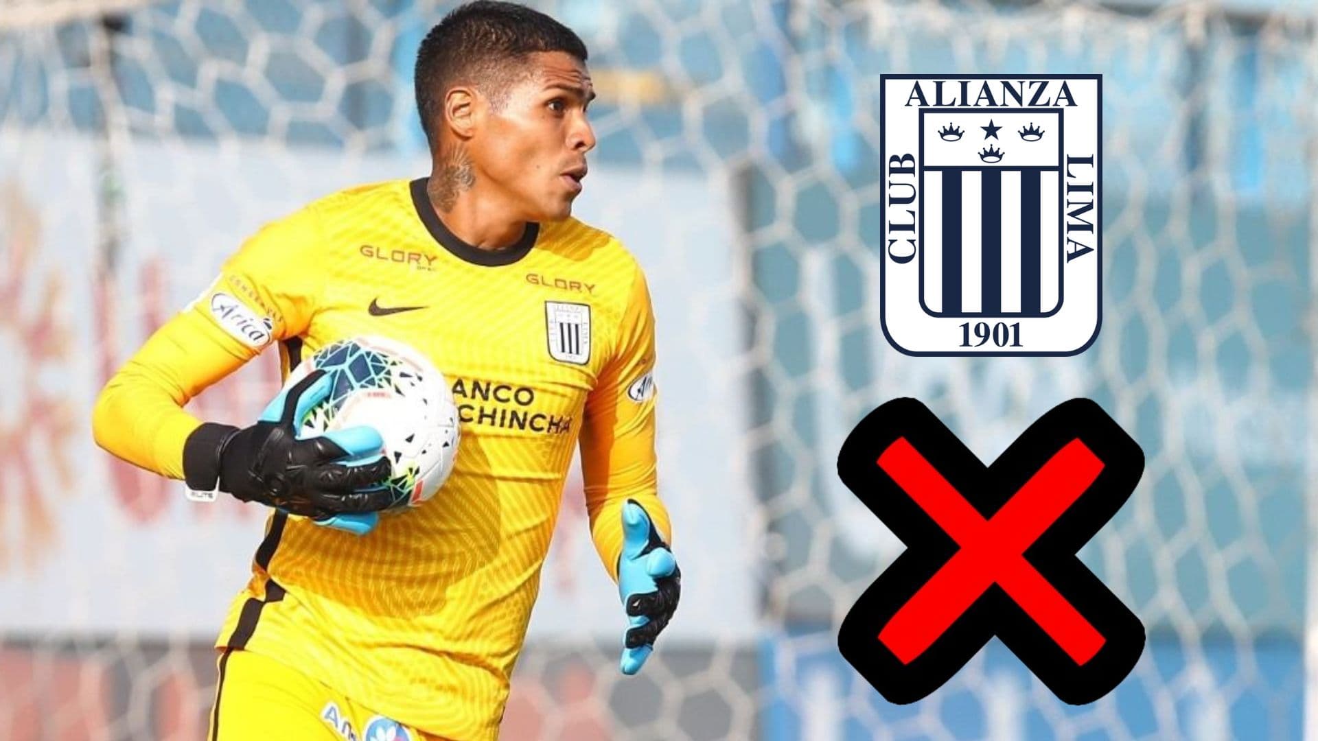 Ángelo Campos tapando para Alianza Lima