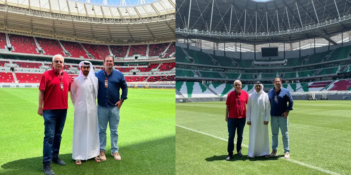 Antonio García Pye y Nicolás Rey visitaron los escenarios cataríes