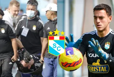 Arquero celeste sufrió una lesión severa jugando ante Deportes Tolima 