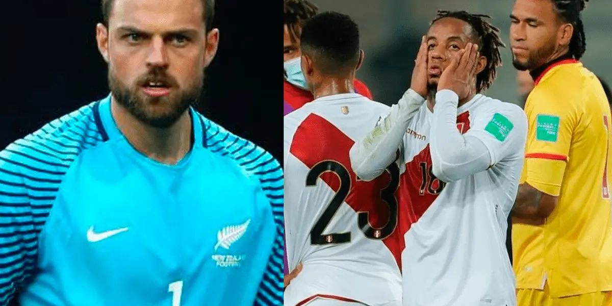 Arquero de Nueva Zelanda menospreció al delantero nacional Gianluca Lapadula