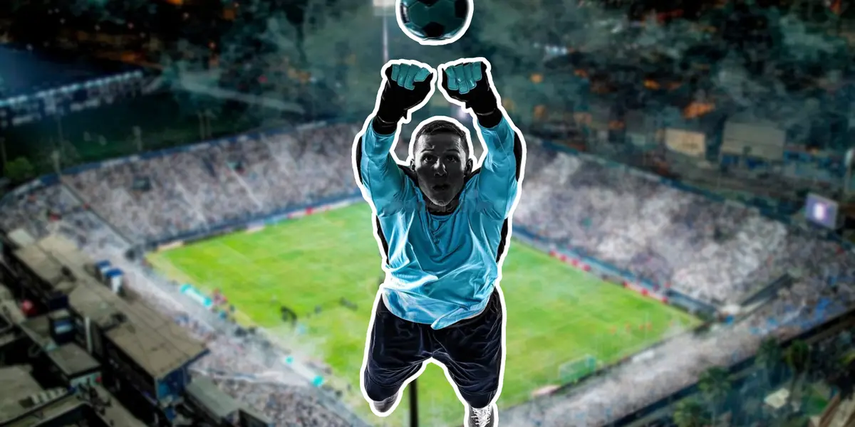 Arquero saliendo con los puños