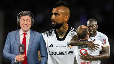 Arturo VIdal, al lado el 'Checho' Ibarra, al lado Barcos y Waterman. FOTO: Prensa Fútbol