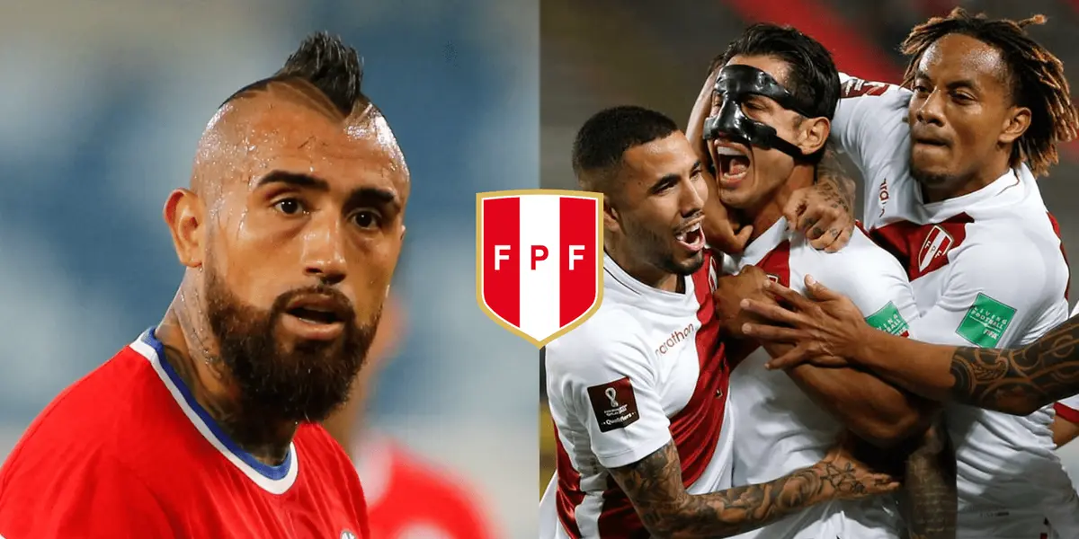 Arturo Vidal no la pasa nada bien por burlarse del Perú