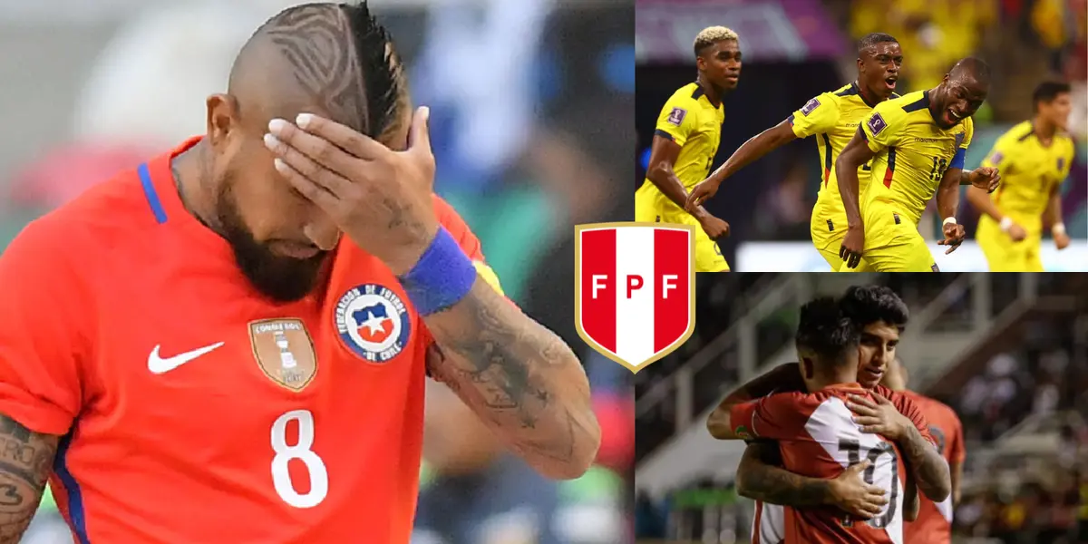 Arturo Vidal recibió terrible golpe desde Qatar por burlarse de Perú y Ecuador