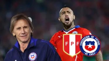 Arturo Vidal - Ricardo Gareca (Foto: La Roja)