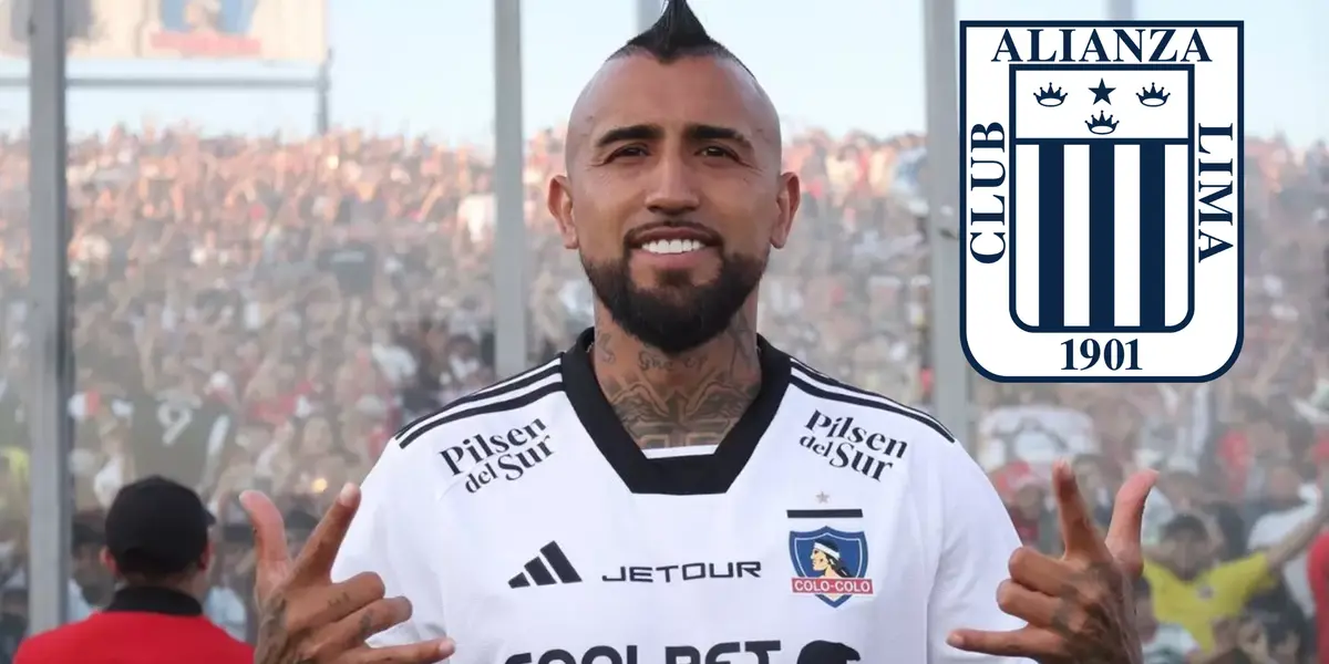 Arturo Vidal y el jugador que no puede ver de Alianza Lima
