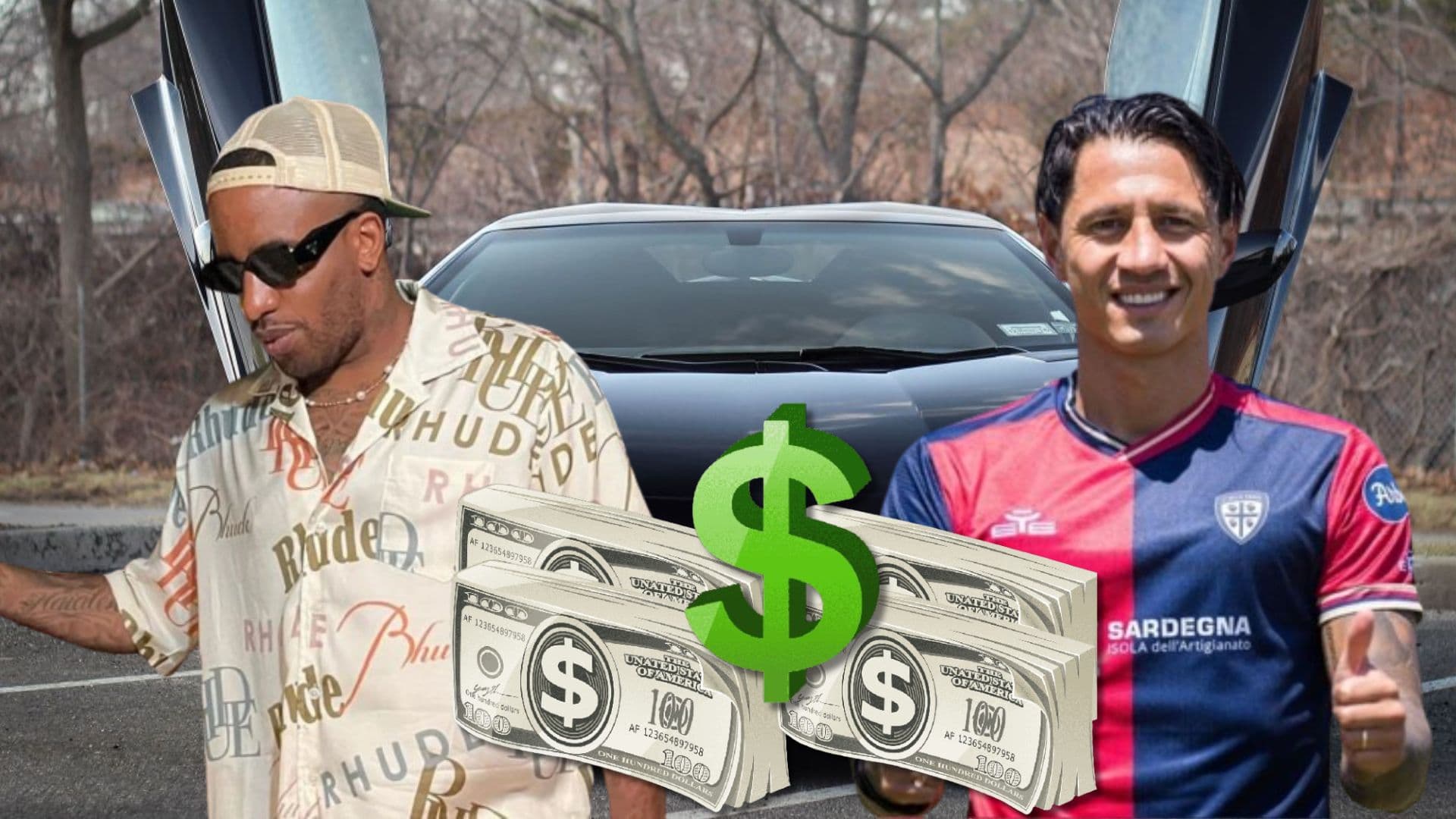 Así como Farfán y su Lamborghini, lo que vale el lujoso auto de Lapadula en Italia