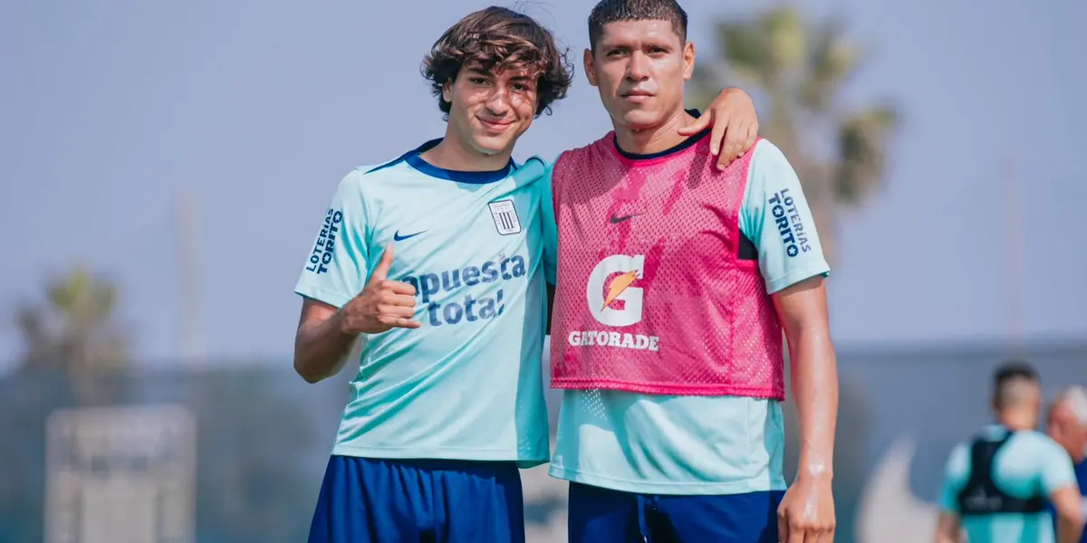 Bassco Soyer y Jesús Castillo (Foto: Alianza Lima).