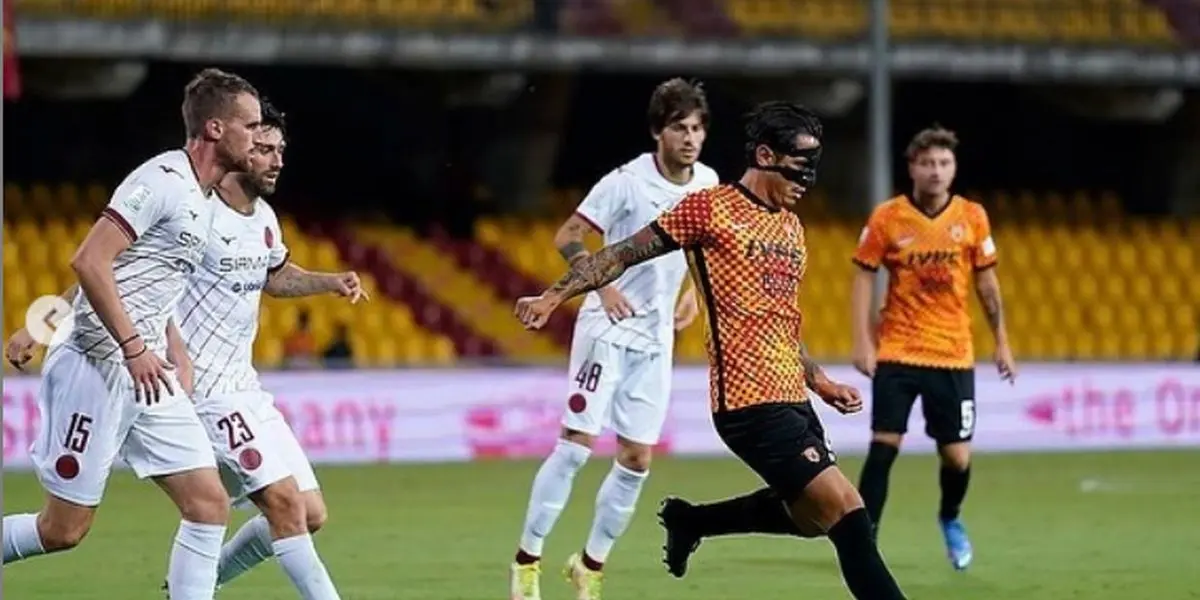 Benevento logró imponerse ante Cittadella por 4-1 con hat-trick de Lapadula.
