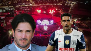 Bruno Marioni serio y Pablo Sabbag preocupado