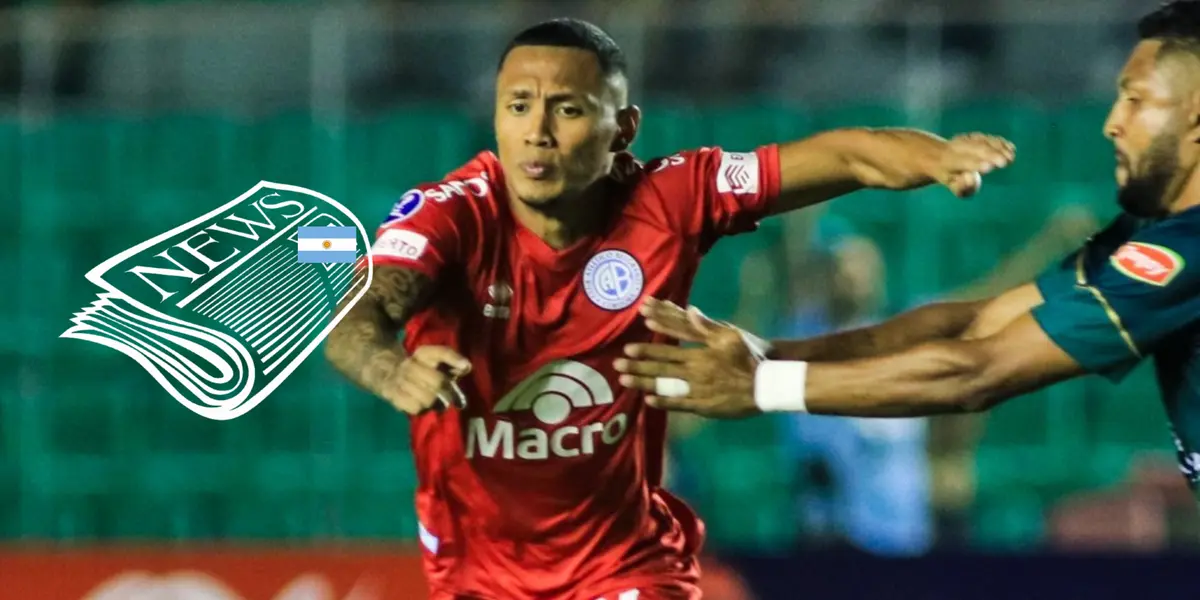 Bryan Reyna con la camiseta de Belgrano. FOTO: 'X'