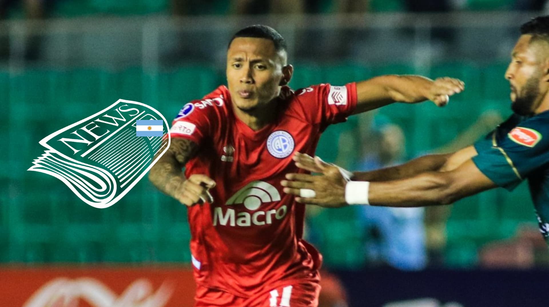 Bryan Reyna con la camiseta de Belgrano. FOTO: 'X'