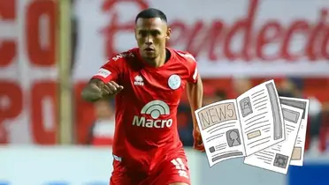 Bryan Reyna jugando con Belgrano