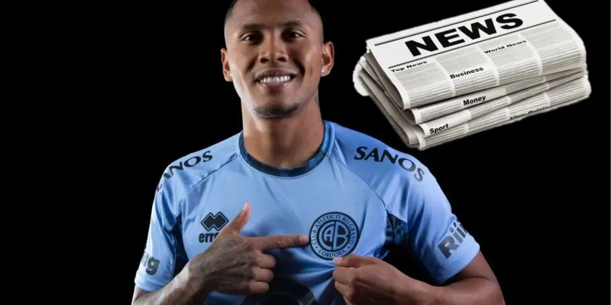 Bryan Reyna llegó a Belgrano de Argentina