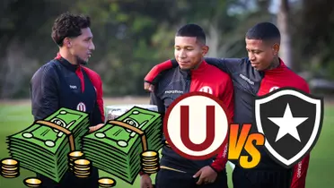 Canchita Gonzáles, Edison Flores y Andy Polo en las instalaciones de Campo Mar