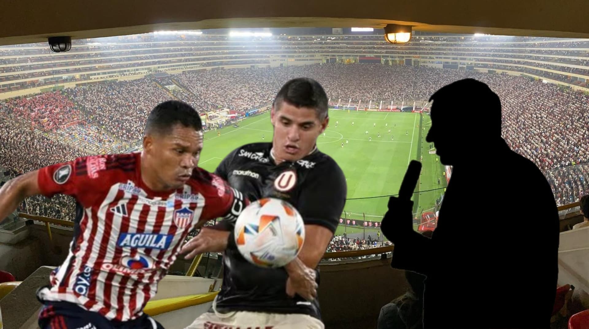 Carlos Bacca jugando ante Aldo Corzo. FOTO: Wikipedia