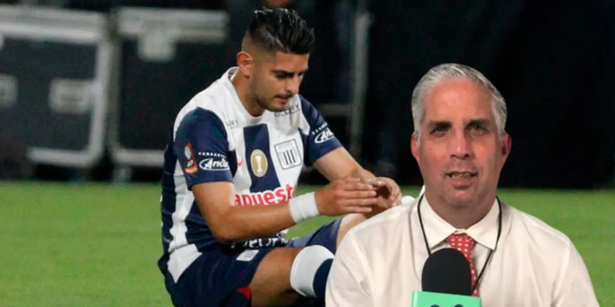 Carlos Zambrano, al lado Diego Rebagliati.