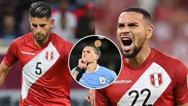 Carlos Zambrano - Alexander Callens - Darwin Núñez (Foto: La Bicolor)