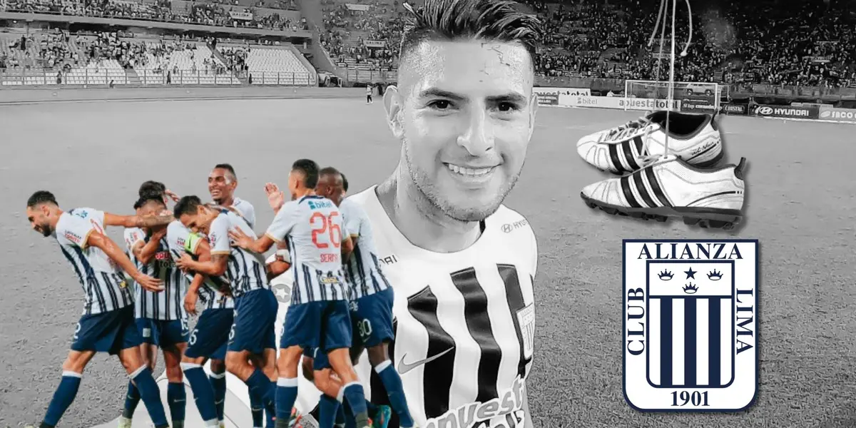 Carlos Zambrano en blanco y negro, Alianza Lima celebrando y unos chimpunes colgados