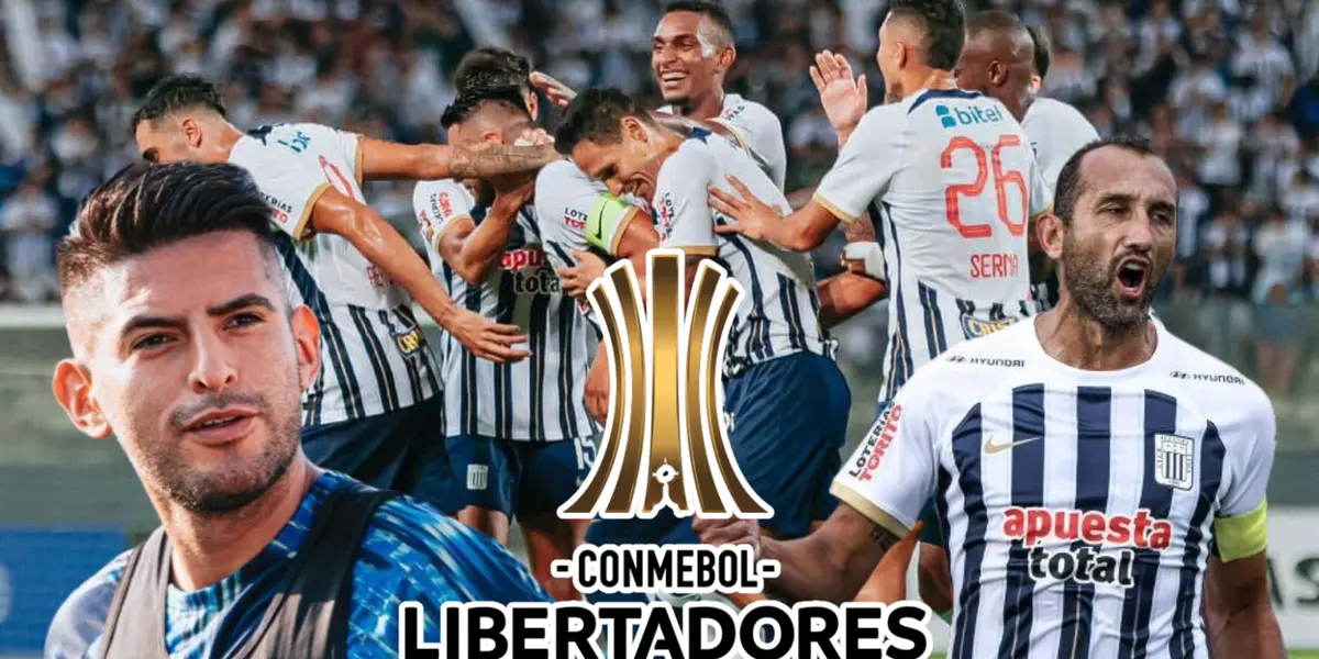 Carlos Zambrano feliz, Hernán Barcos gritando gol y los jugadores de Alianza Lima celebrando