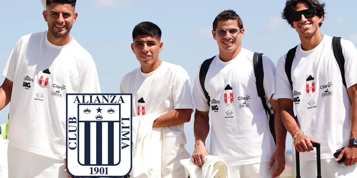 Carlos Zambrano - Piero Quispe - Aldo Corzo - Luis Abram (Foto: Selección Peruana)