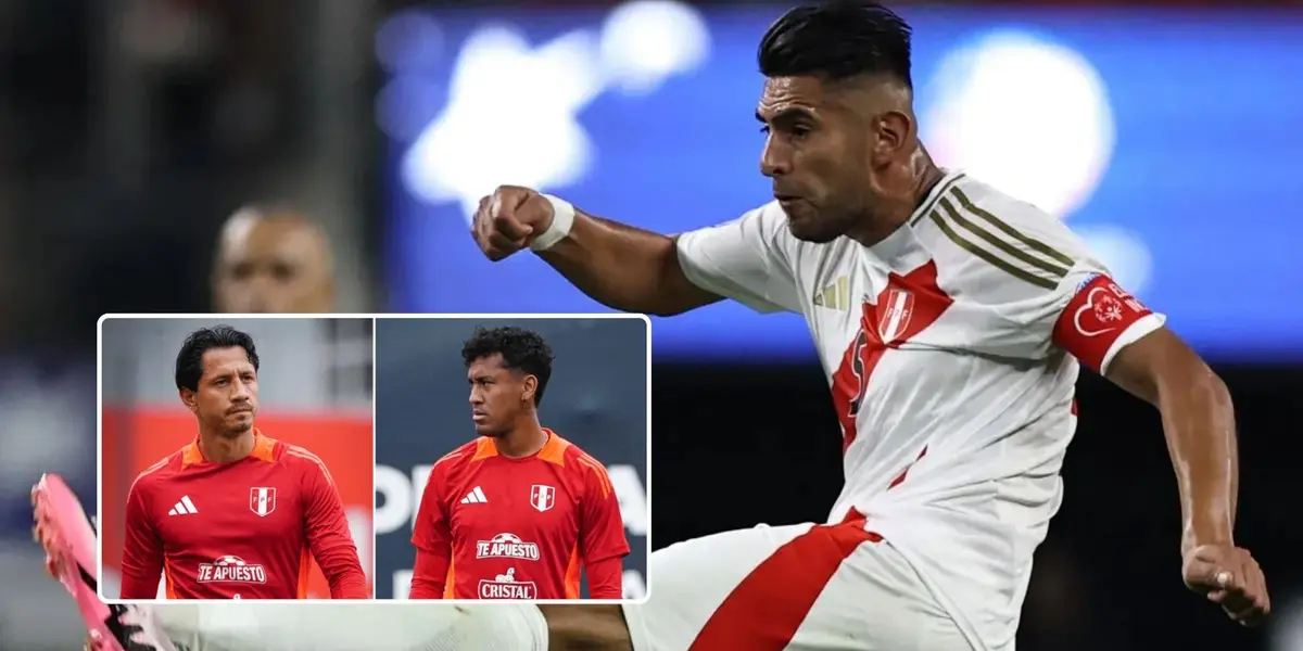 Carlos Zambrano - Renato Tapia - Gianluca Lapadula (Foto: La Bicolor)