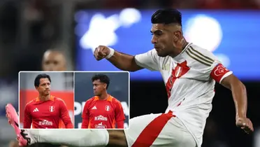 Carlos Zambrano - Renato Tapia - Gianluca Lapadula (Foto: La Bicolor)