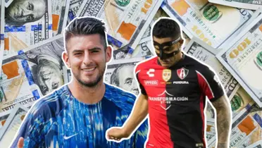 Carlos Zambrano sonriente y Anderson Santamaría con la mirada al piso