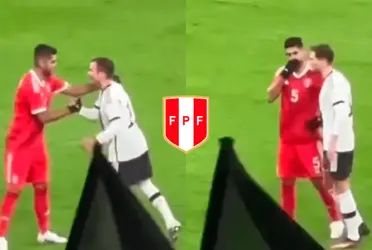 Carlos Zambrano tuvo un paso por la Bundesliga y los jugadores de Alemania lo reconocieron en el campo